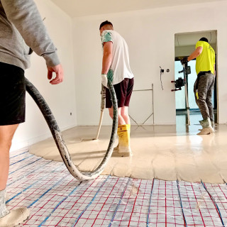 Realizace anhydritových podlah – fotografie 12